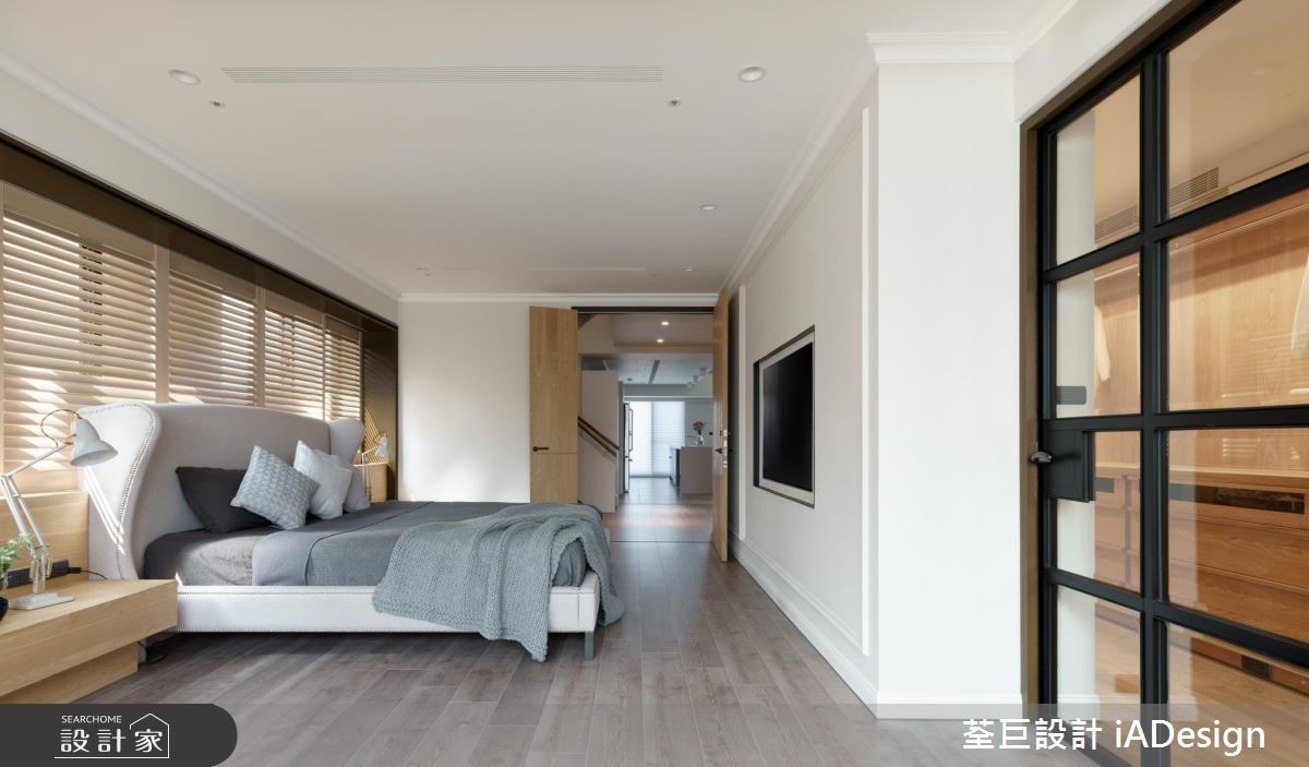 60坪新成屋(5年以下)＿美式風臥室案例圖片＿荃巨設計 change by design＿荃巨_16之15