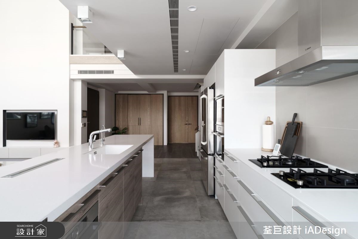 60坪新成屋(5年以下)＿美式風廚房案例圖片＿荃巨設計 change by design＿荃巨_16之6