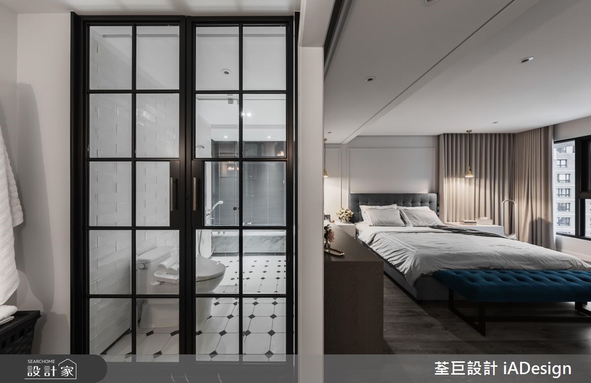 60坪新成屋(5年以下)＿美式風臥室浴室案例圖片＿荃巨設計 change by design＿荃巨_17之9