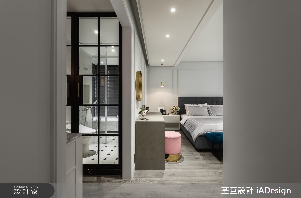 60坪新成屋(5年以下)＿美式風臥室案例圖片＿荃巨設計 change by design＿荃巨_17之7