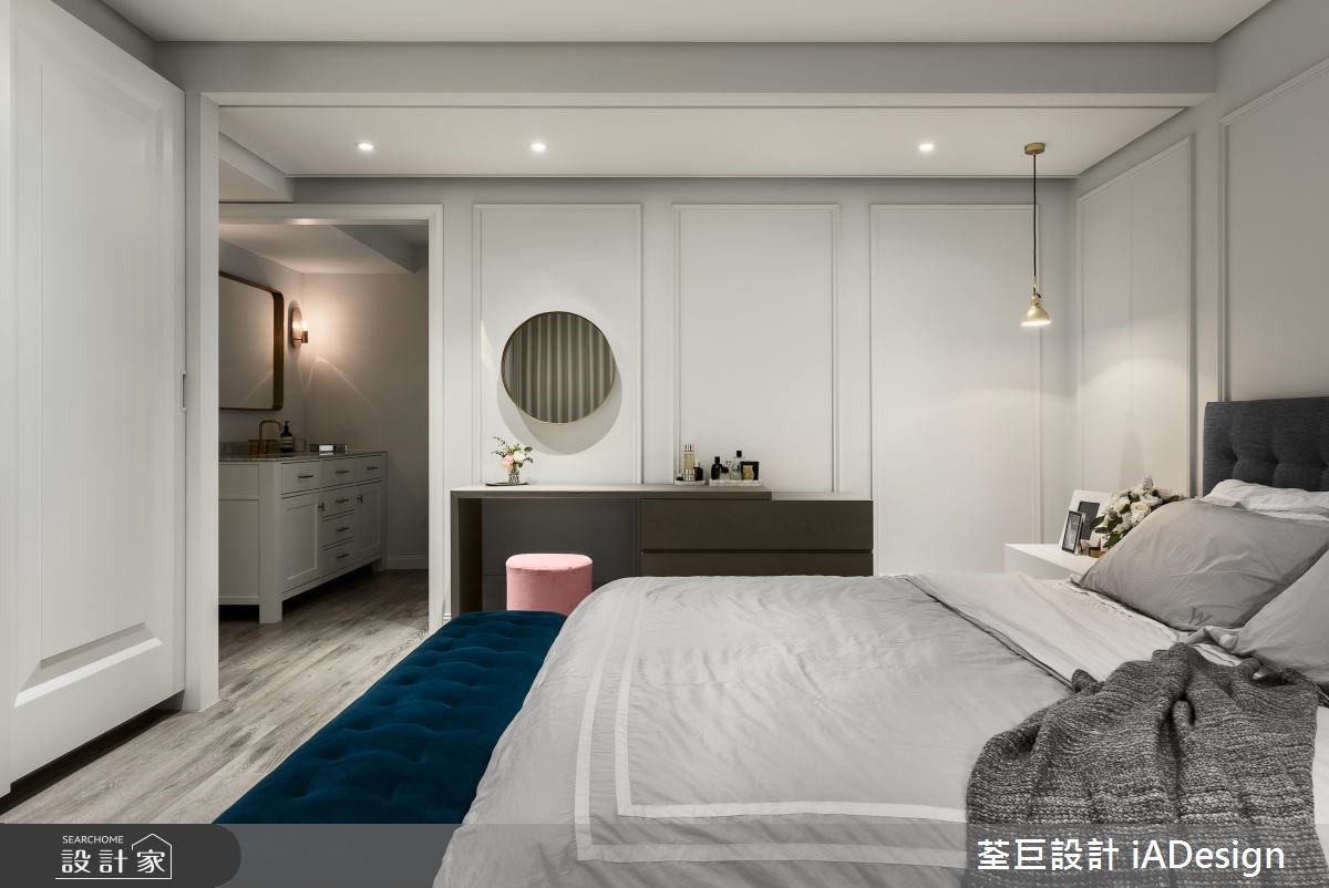 60坪新成屋(5年以下)＿美式風臥室案例圖片＿荃巨設計 change by design＿荃巨_17之6
