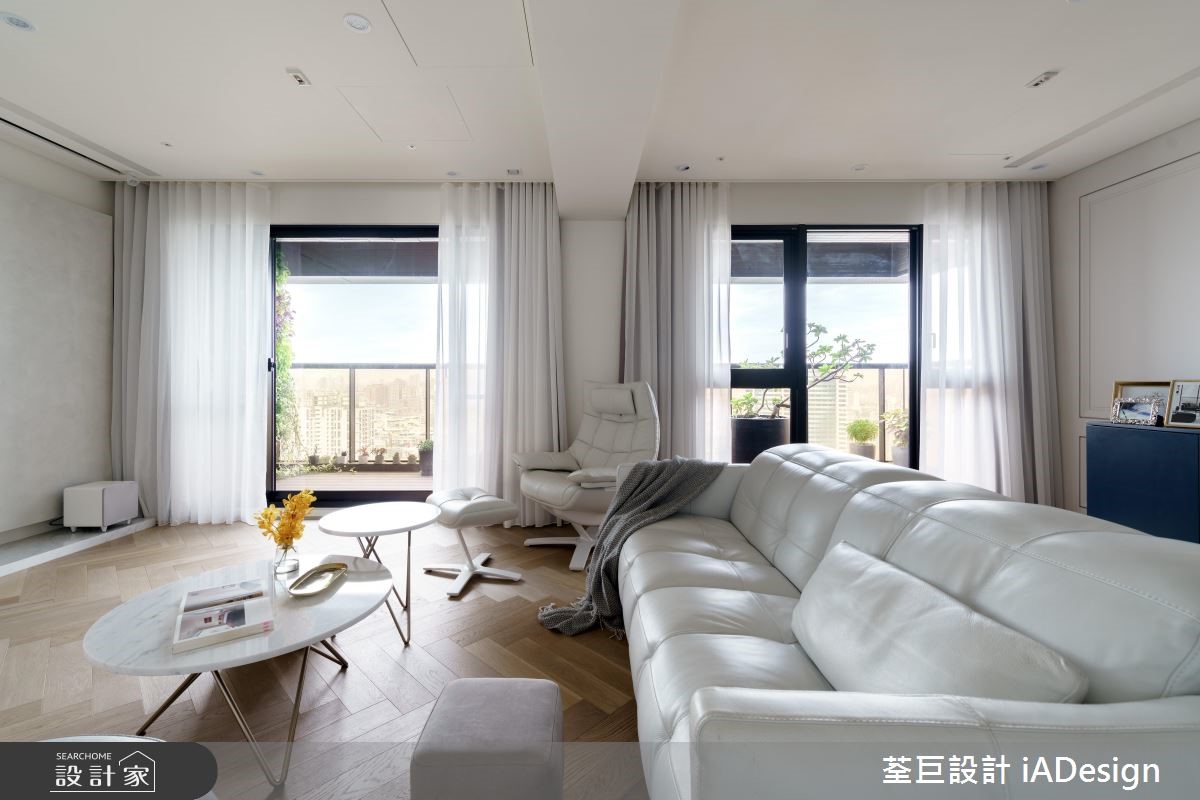 60坪新成屋(5年以下)＿美式風客廳案例圖片＿荃巨設計 change by design＿荃巨_18之4