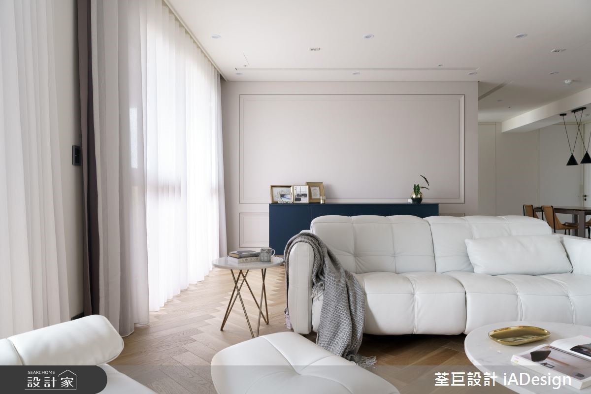 60坪新成屋(5年以下)＿美式風客廳案例圖片＿荃巨設計 change by design＿荃巨_18之5