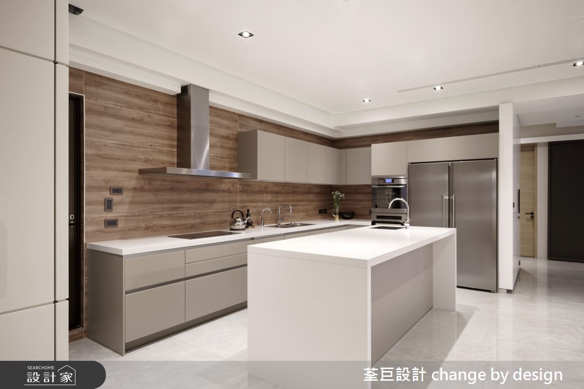 70坪新成屋(5年以下)＿美式風廚房案例圖片＿荃巨設計 change by design＿荃巨_20之8