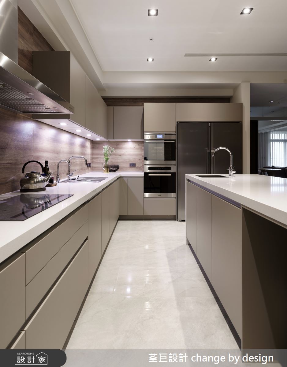 70坪新成屋(5年以下)＿美式風廚房案例圖片＿荃巨設計 change by design＿荃巨_20之9