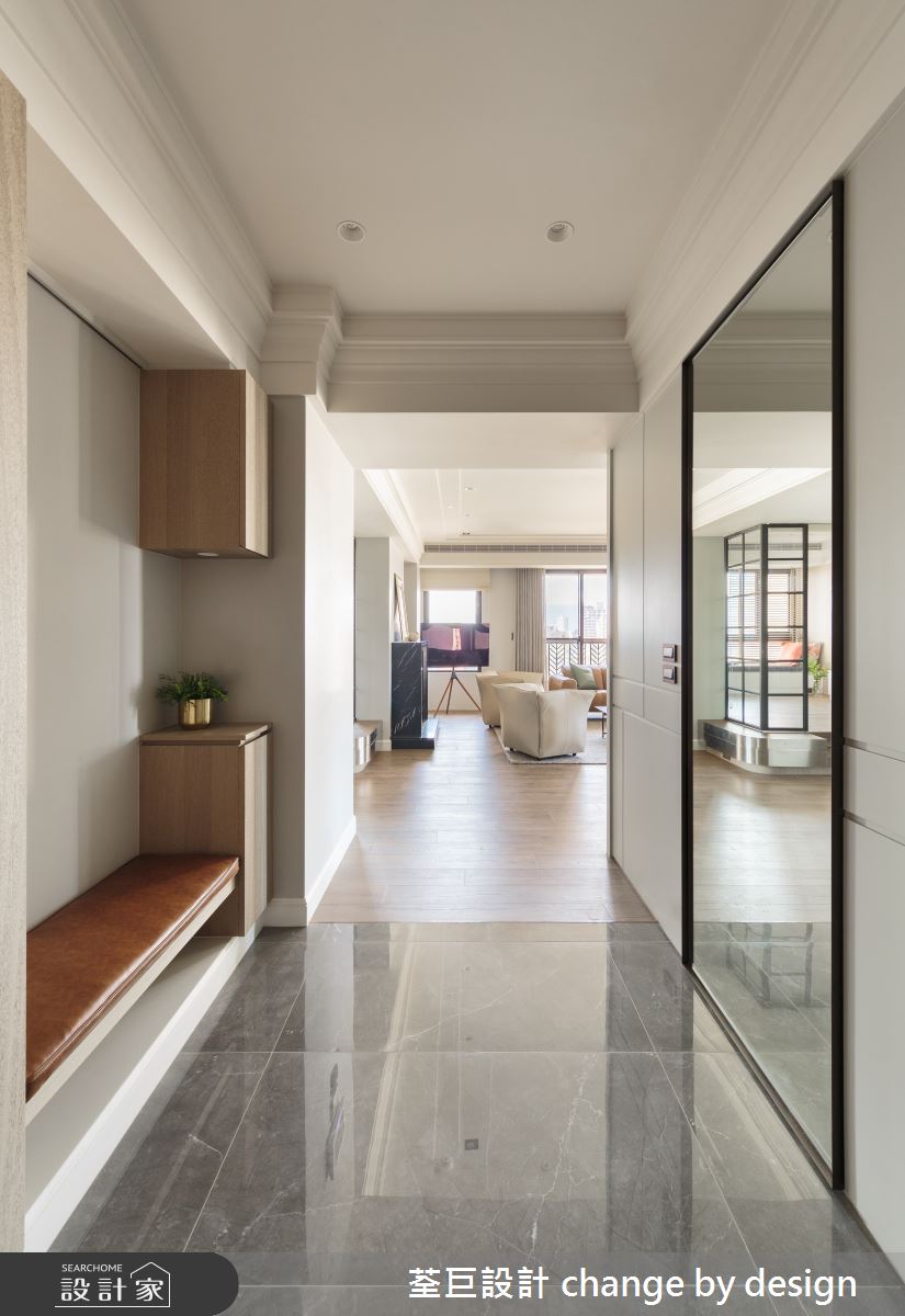 70坪新成屋(5年以下)＿美式風玄關案例圖片＿荃巨設計 change by design＿荃巨_22之1