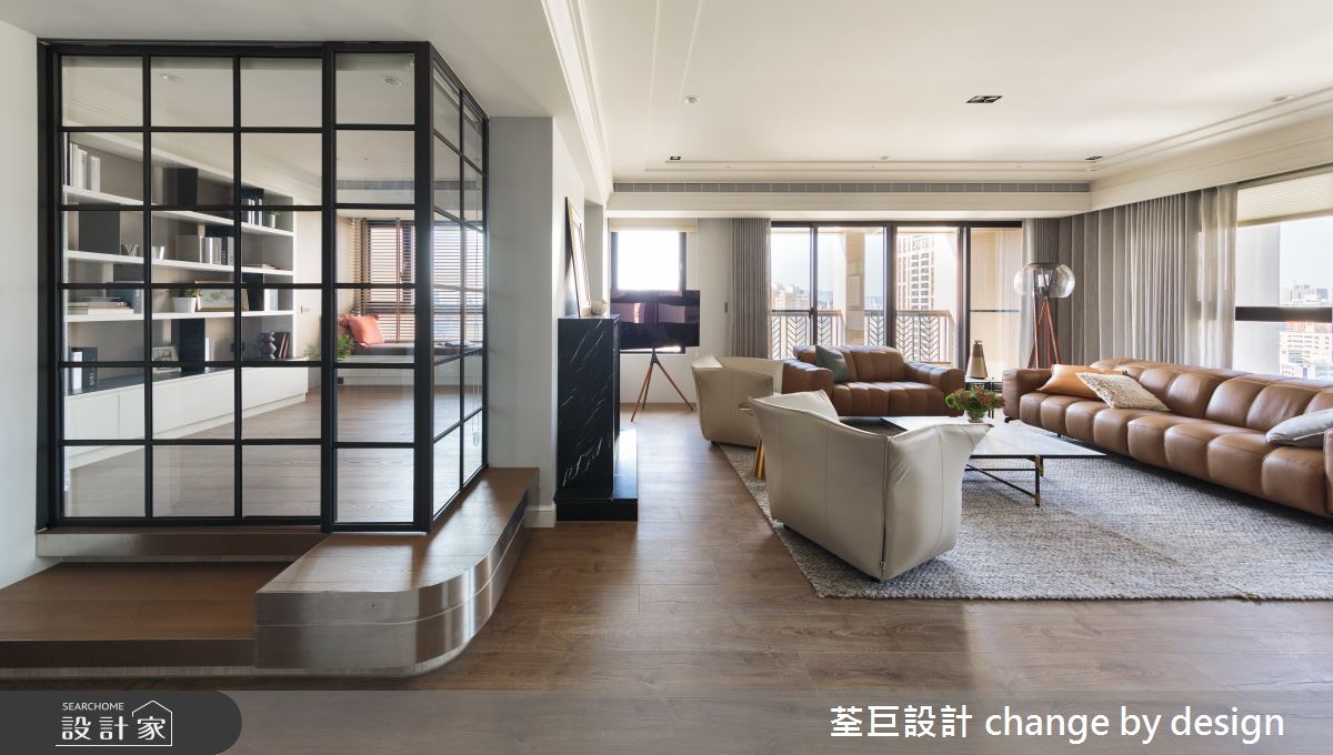 70坪新成屋(5年以下)＿美式風客廳多功能室案例圖片＿荃巨設計 change by design＿荃巨_22之3