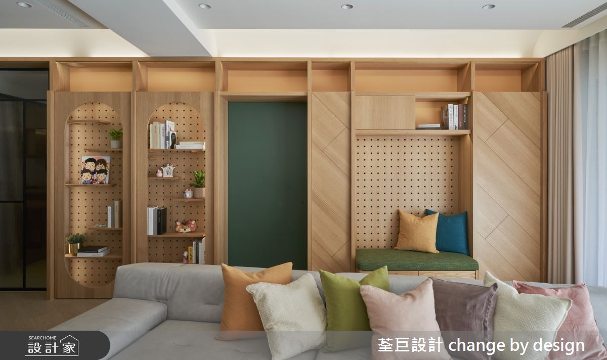 65坪中古屋(5~15年)＿美式風客廳案例圖片＿荃巨設計 change by design＿荃巨_24之35