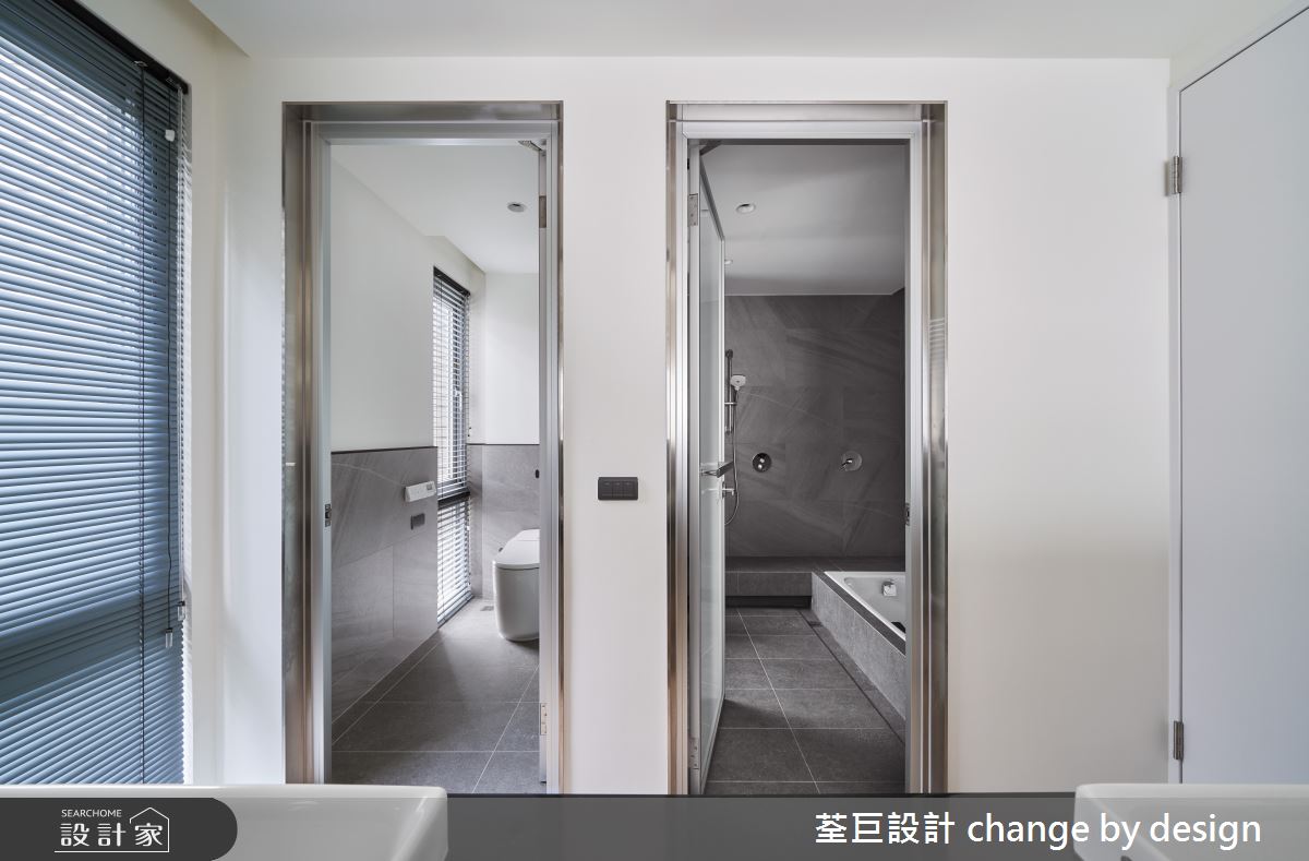65坪中古屋(5~15年)＿美式風浴室案例圖片＿荃巨設計 change by design＿荃巨_24之25