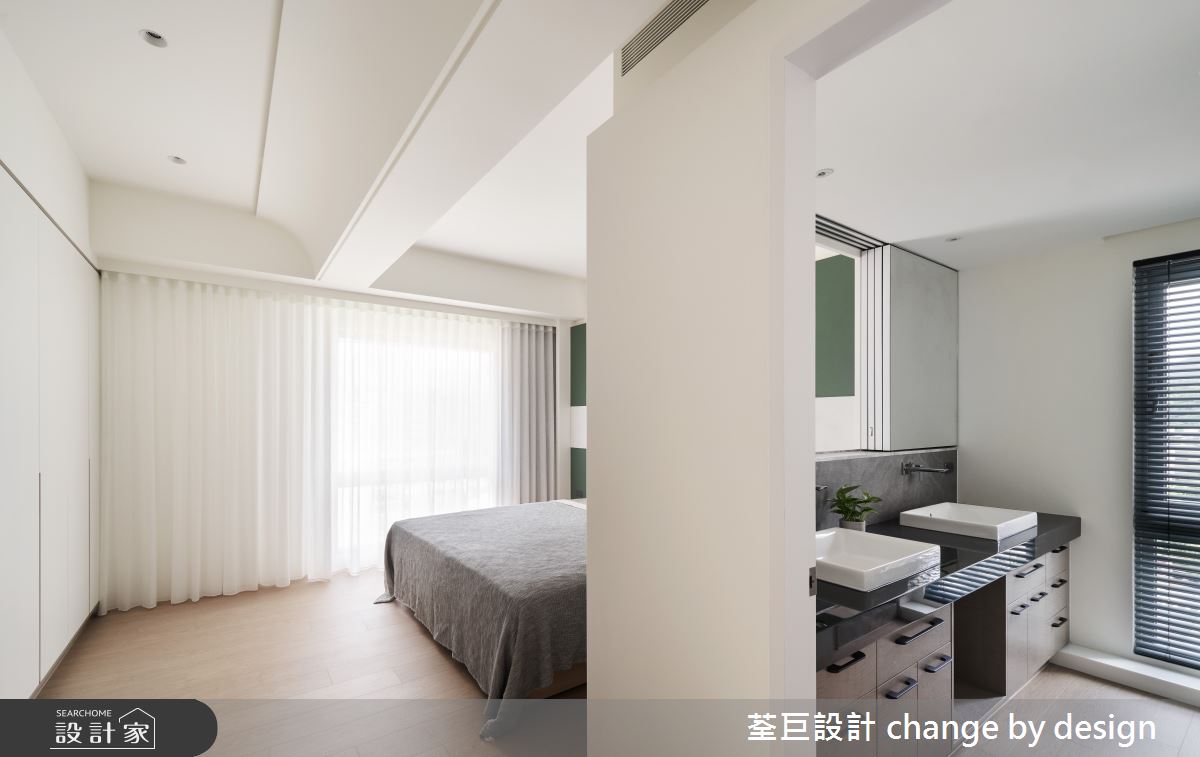 65坪中古屋(5~15年)＿美式風臥室浴室案例圖片＿荃巨設計 change by design＿荃巨_24之23