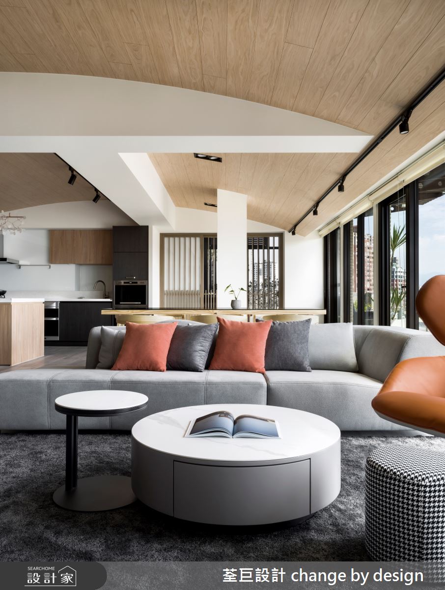 65坪中古屋(5~15年)＿日式無印風客廳案例圖片＿荃巨設計 change by design＿荃巨_25之4