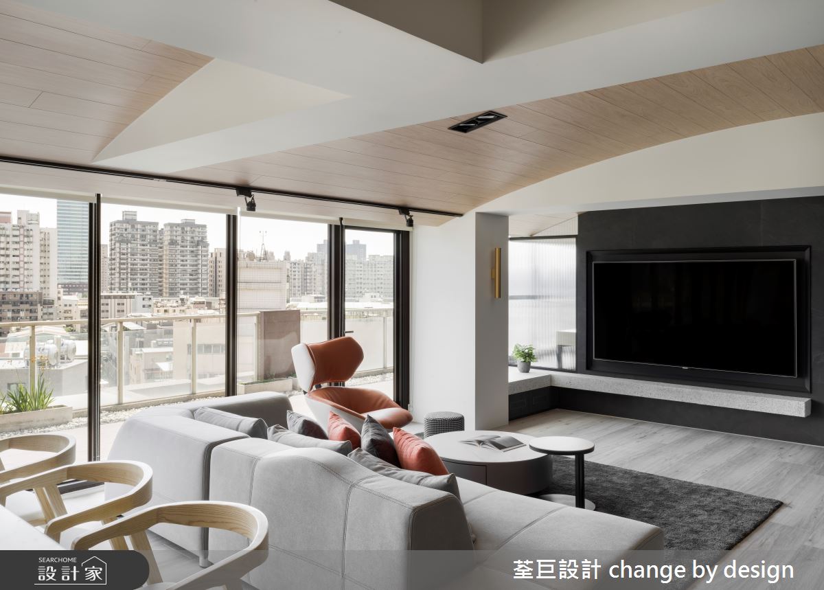 65坪中古屋(5~15年)＿日式無印風客廳案例圖片＿荃巨設計 change by design＿荃巨_25之6