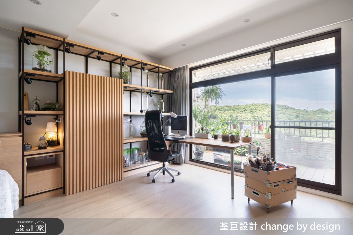 60坪新成屋(5年以下)＿日式無印風工作區案例圖片＿荃巨設計 change by design＿荃巨_26之9