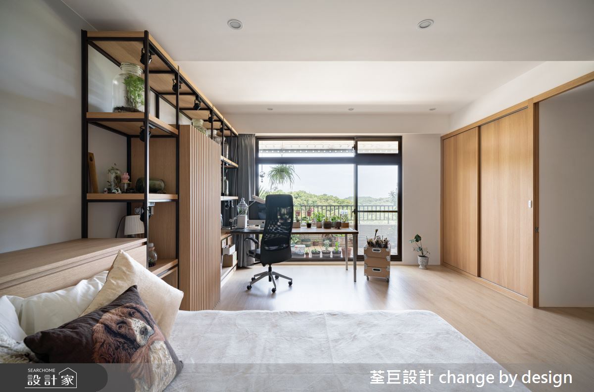 60坪新成屋(5年以下)＿日式無印風臥室工作區案例圖片＿荃巨設計 change by design＿荃巨_26之10