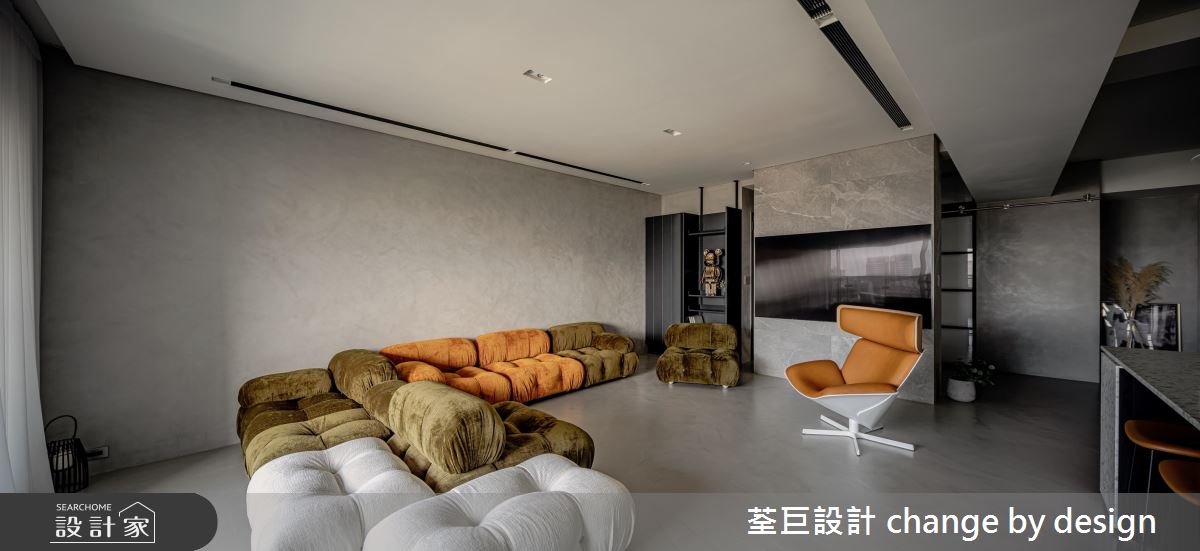 64坪預售屋＿混搭風客廳案例圖片＿荃巨設計 change by design＿荃巨_28之7