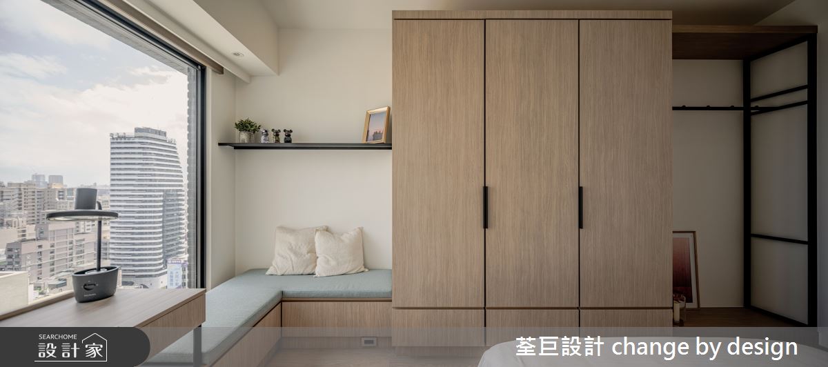 64坪預售屋＿混搭風臥室臥榻案例圖片＿荃巨設計 change by design＿荃巨_28之18