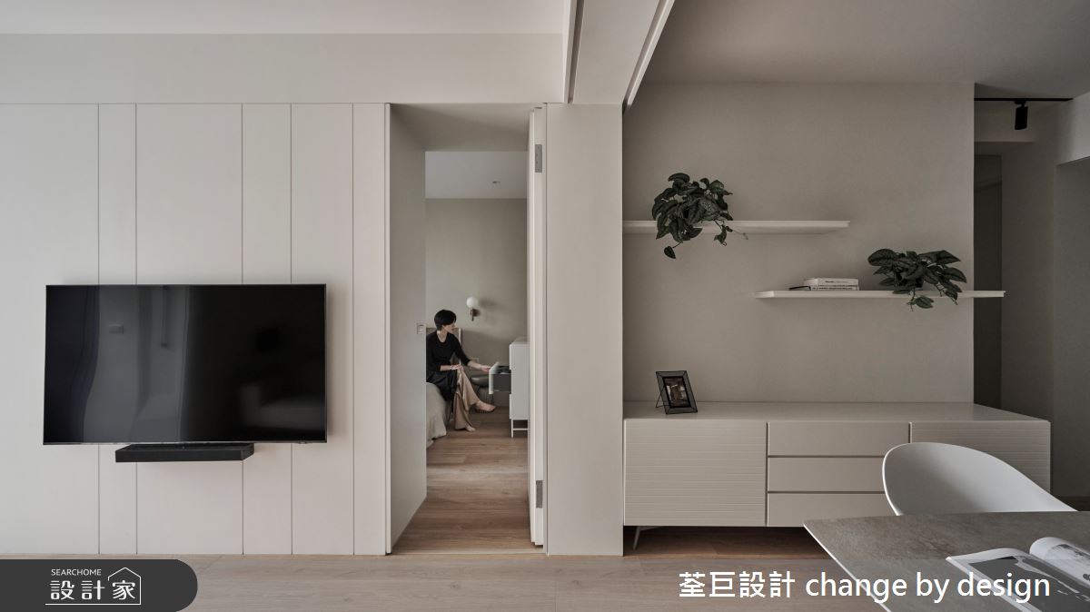 30坪老屋(41~50年)＿簡約風客廳餐廳臥室案例圖片＿荃巨設計 change by design＿荃巨_29之5