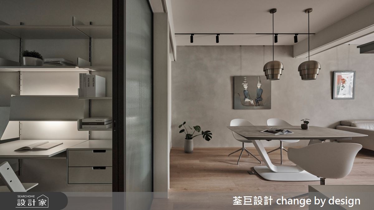 30坪老屋(41~50年)＿簡約風餐廳書房案例圖片＿荃巨設計 change by design＿荃巨_29之11