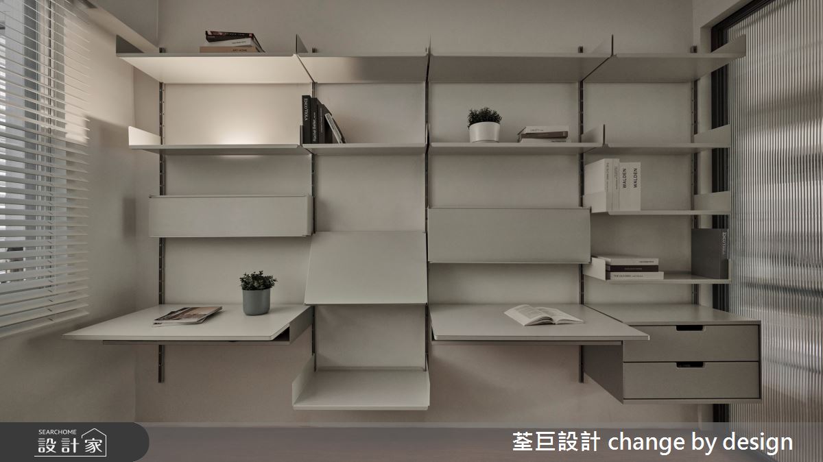 30坪老屋(41~50年)＿簡約風書房案例圖片＿荃巨設計 change by design＿荃巨_29之17