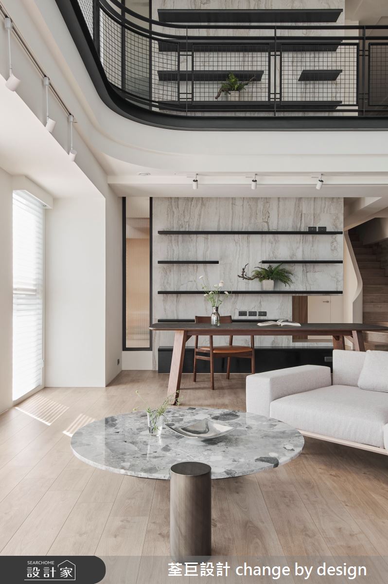 60坪新成屋(5年以下)＿混搭風客廳餐廳案例圖片＿荃巨設計 change by design＿荃巨_30之4