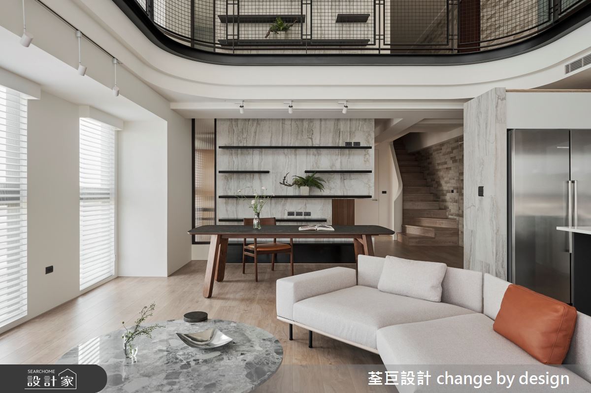 60坪新成屋(5年以下)＿混搭風客廳餐廳案例圖片＿荃巨設計 change by design＿荃巨_30之1