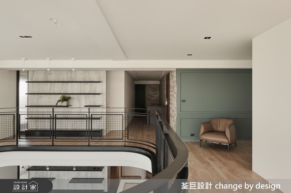 60坪新成屋(5年以下)＿混搭風走廊案例圖片＿荃巨設計 change by design＿荃巨_30之19