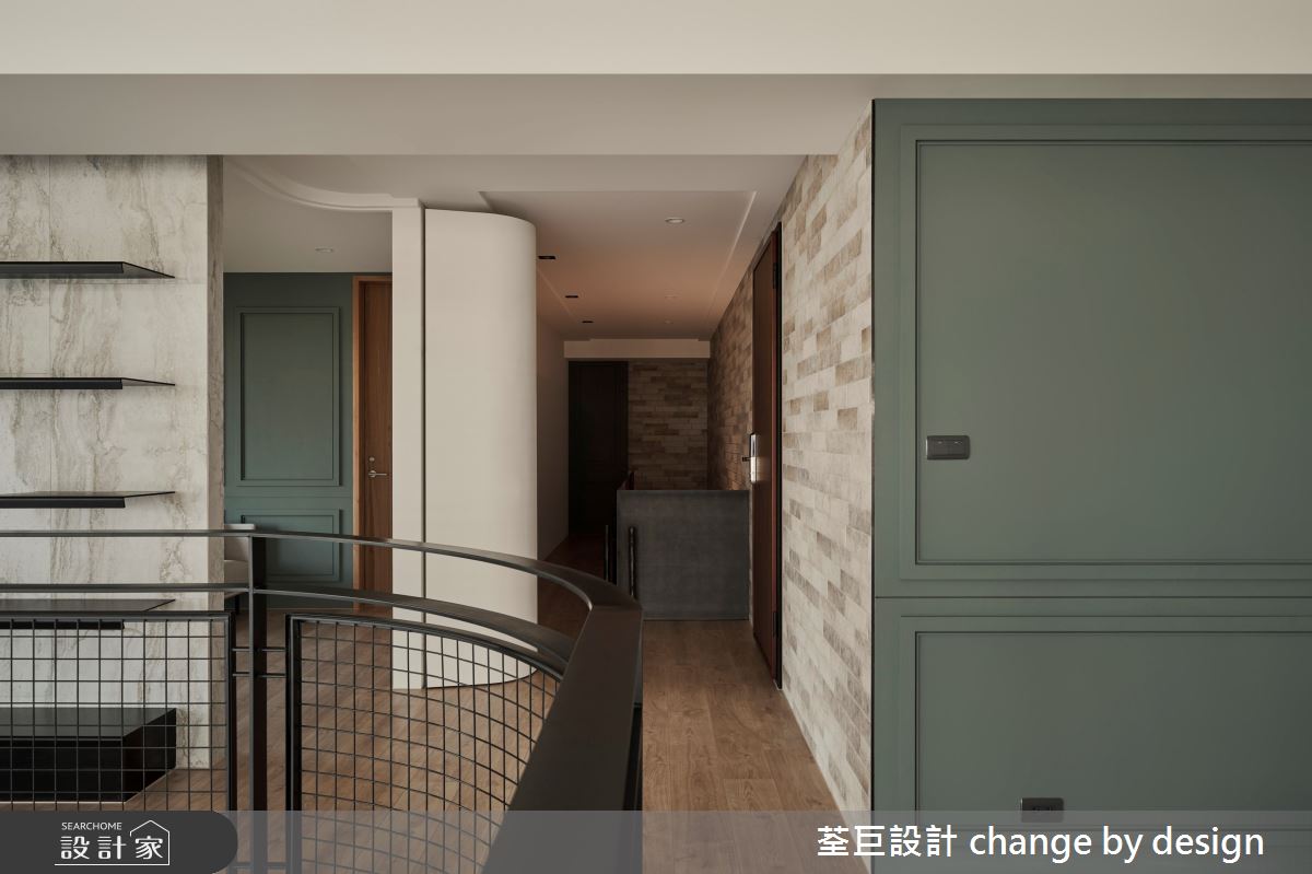 60坪新成屋(5年以下)＿混搭風走廊案例圖片＿荃巨設計 change by design＿荃巨_30之23
