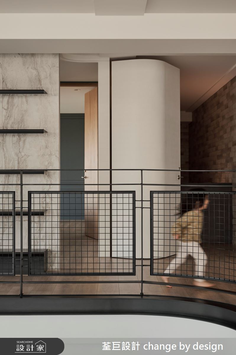 60坪新成屋(5年以下)＿混搭風走廊案例圖片＿荃巨設計 change by design＿荃巨_30之22