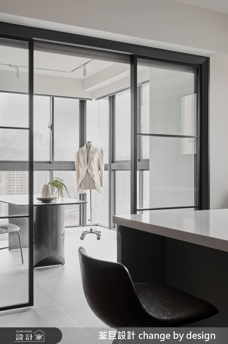 68坪中古屋(5~15年)＿混搭風書房工作區中島案例圖片＿荃巨設計 change by design＿荃巨_31之12