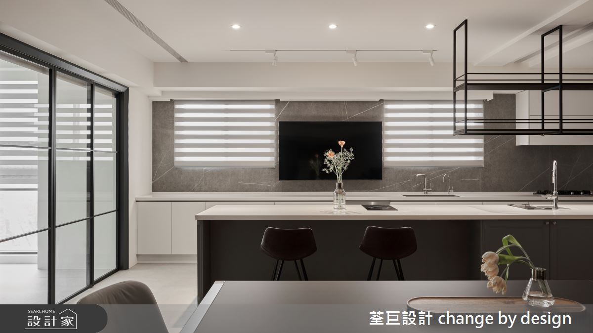68坪中古屋(5~15年)＿混搭風餐廳廚房中島案例圖片＿荃巨設計 change by design＿荃巨_31之13