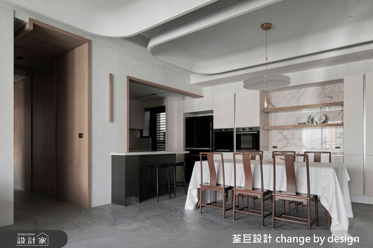 65坪中古屋(5~15年)＿現代風餐廳廚房案例圖片＿荃巨設計 change by design＿荃巨_32之15