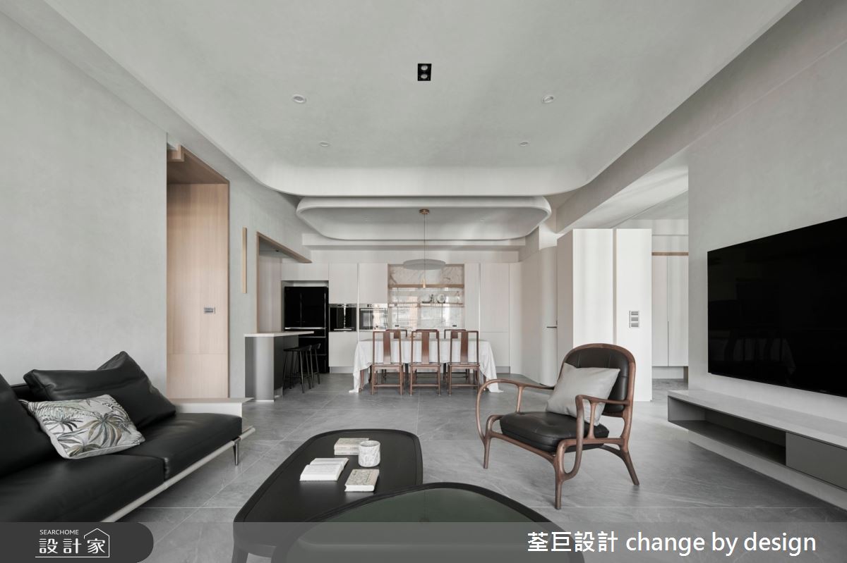 65坪中古屋(5~15年)＿現代風客廳餐廳案例圖片＿荃巨設計 change by design＿荃巨_32之4