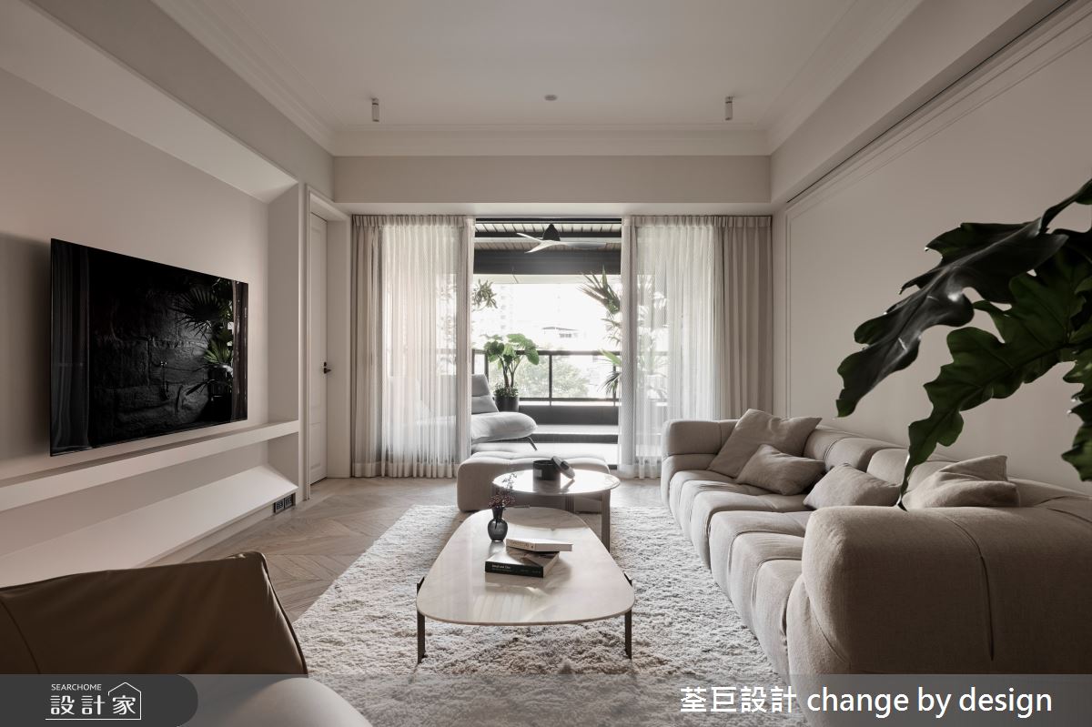 30坪毛胚屋＿美式風客廳案例圖片＿荃巨設計 change by design＿荃巨_33之4