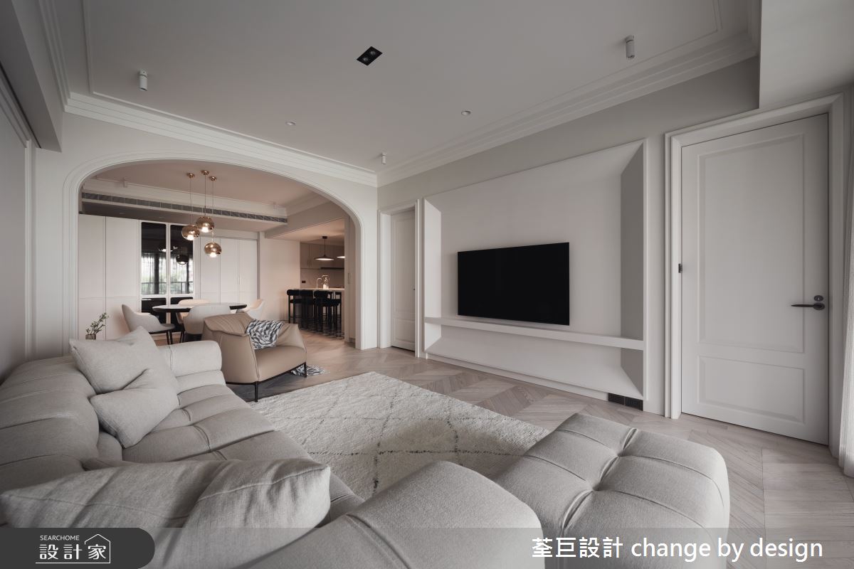 30坪毛胚屋＿美式風客廳案例圖片＿荃巨設計 change by design＿荃巨_33之14