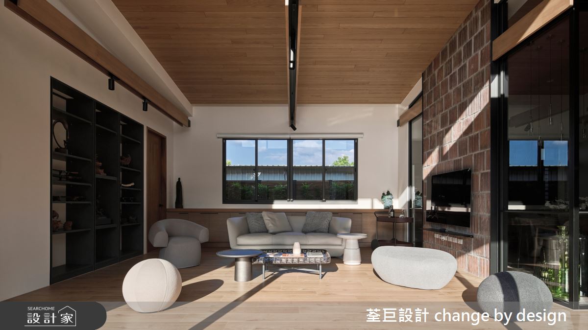 100坪新成屋(5年以下)＿現代風客廳案例圖片＿荃巨設計 change by design＿荃巨_35之12