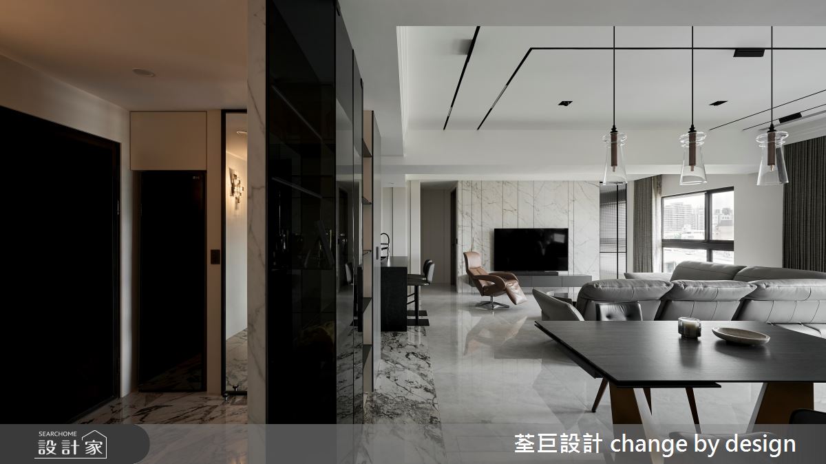 100坪新成屋(5年以下)＿現代簡約風玄關客廳餐廳案例圖片＿荃巨設計 change by design＿荃巨_36之1