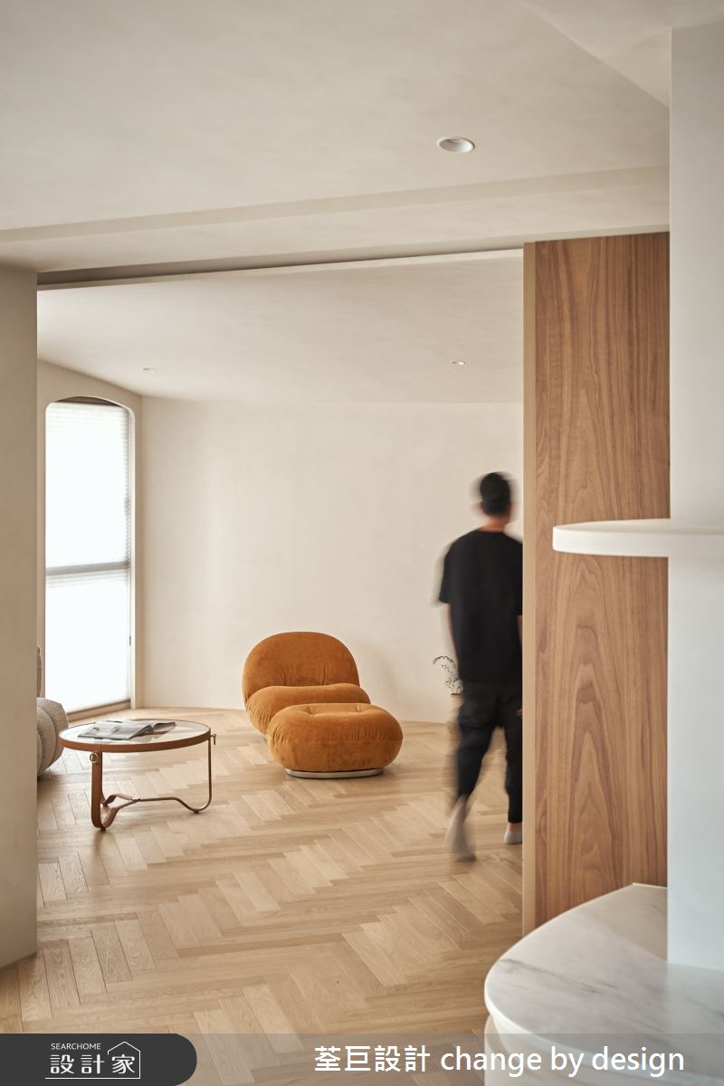 35坪新古屋(10年以下)＿混搭風客廳案例圖片＿荃巨設計 change by design＿荃巨_37之14