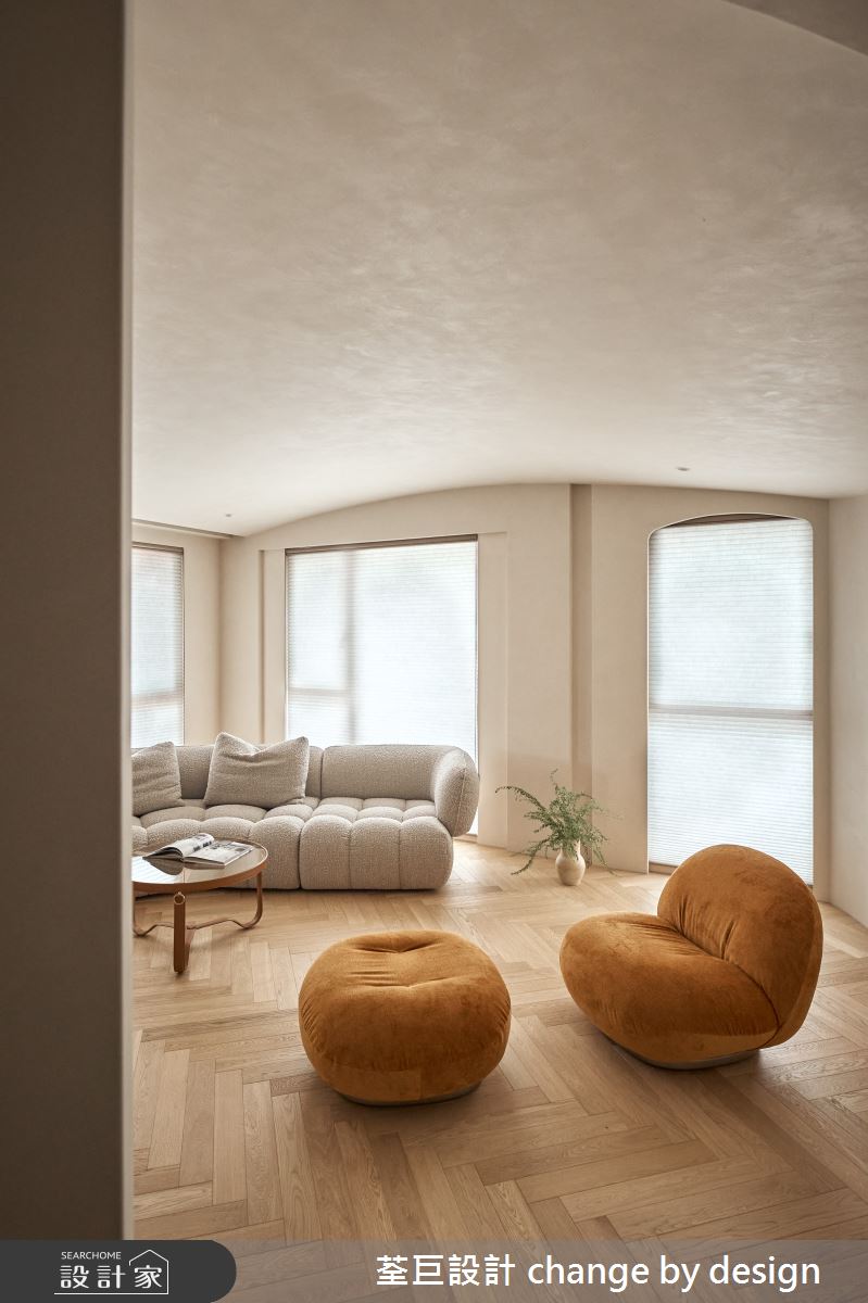 35坪新古屋(10年以下)＿混搭風客廳案例圖片＿荃巨設計 change by design＿荃巨_37之5