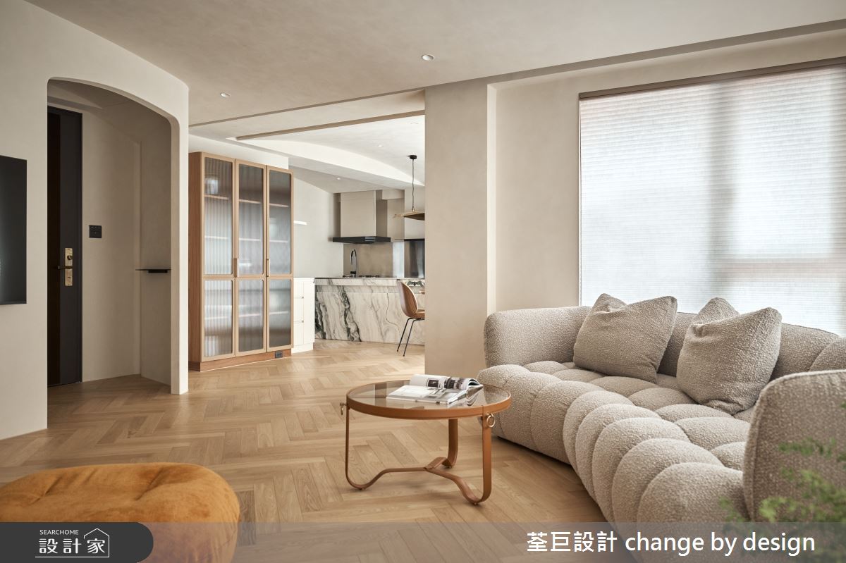 35坪新古屋(10年以下)＿混搭風客廳案例圖片＿荃巨設計 change by design＿荃巨_37之3
