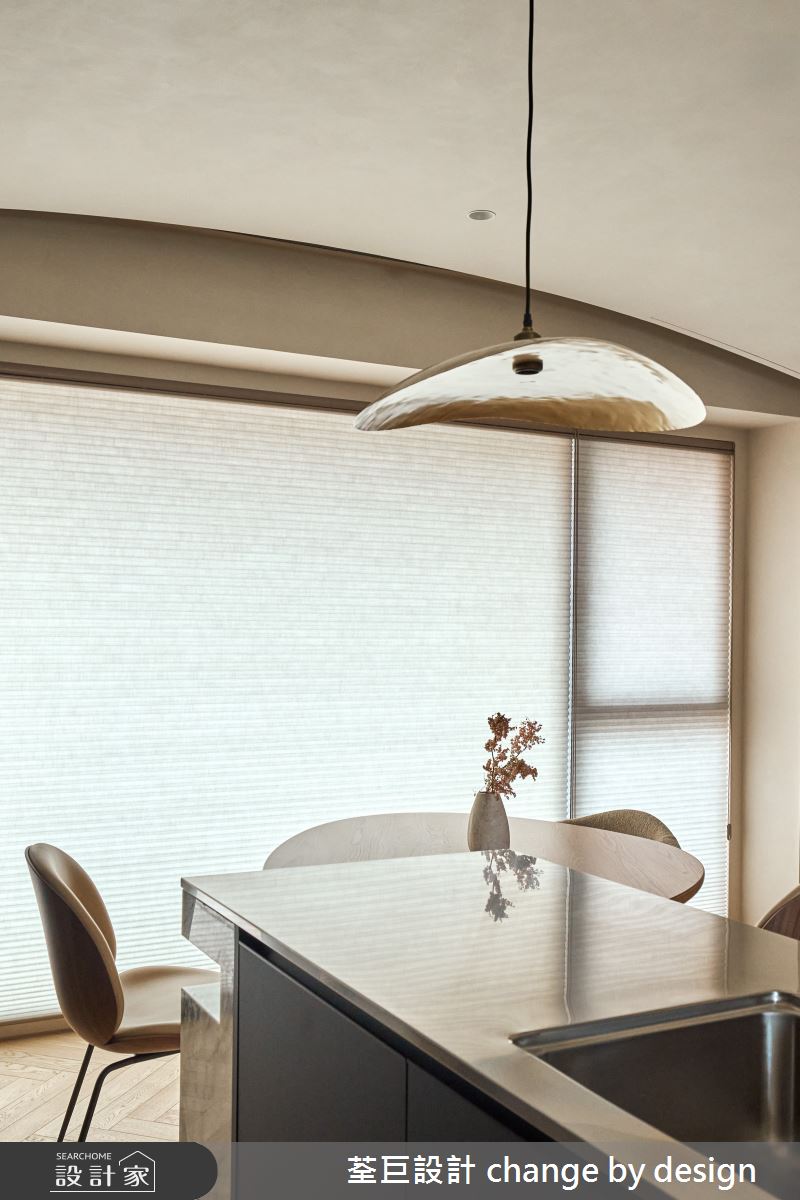 35坪新古屋(10年以下)＿混搭風餐廳中島案例圖片＿荃巨設計 change by design＿荃巨_37之23