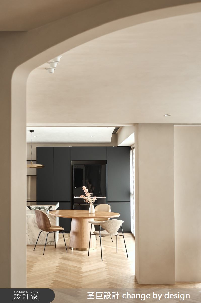 35坪新古屋(10年以下)＿混搭風餐廳中島案例圖片＿荃巨設計 change by design＿荃巨_37之19