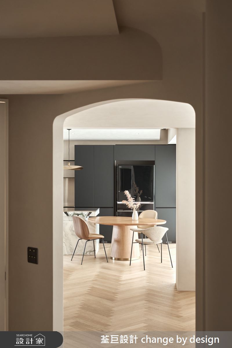 35坪新古屋(10年以下)＿混搭風餐廳中島案例圖片＿荃巨設計 change by design＿荃巨_37之18