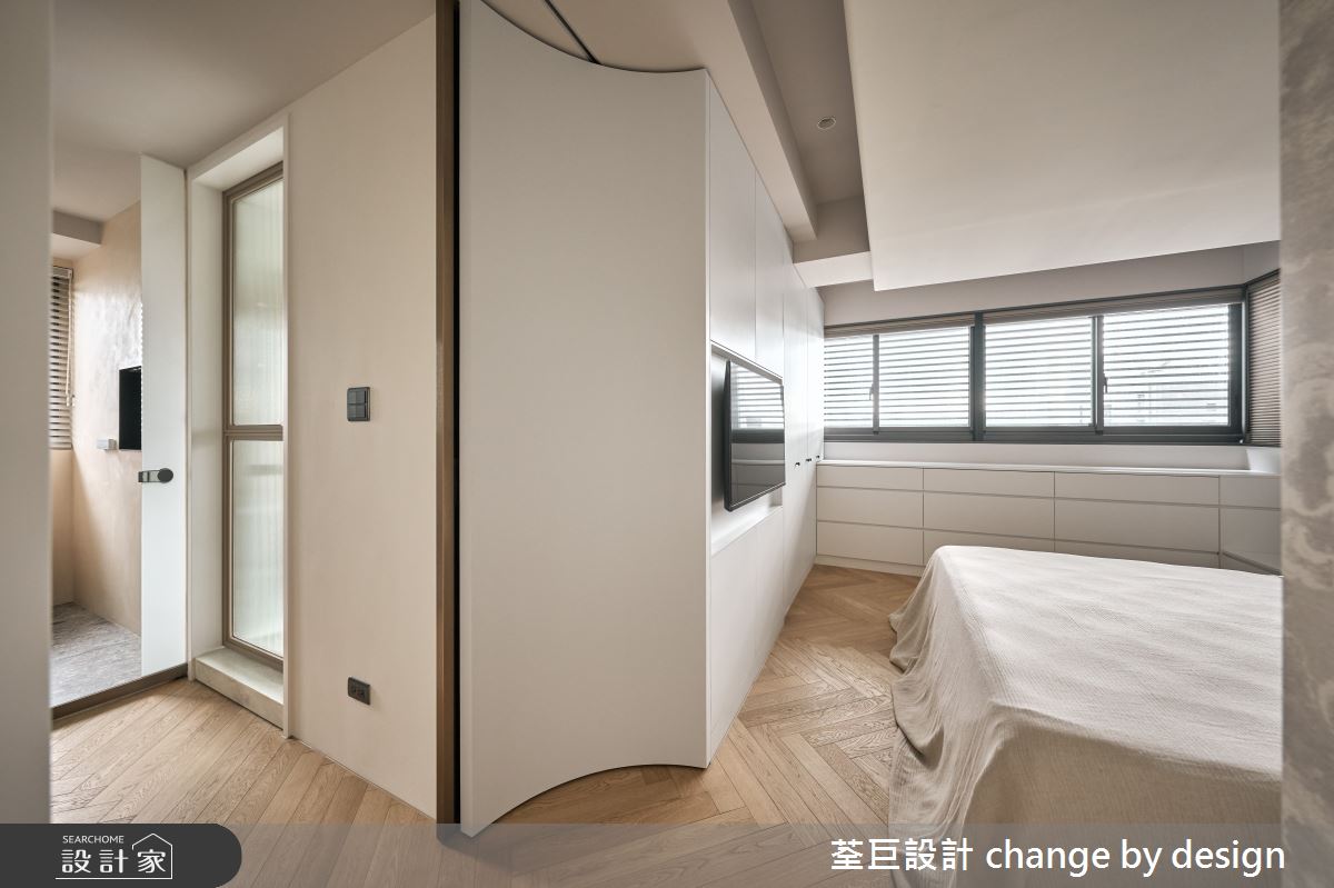 35坪新古屋(10年以下)＿混搭風臥室案例圖片＿荃巨設計 change by design＿荃巨_37之43