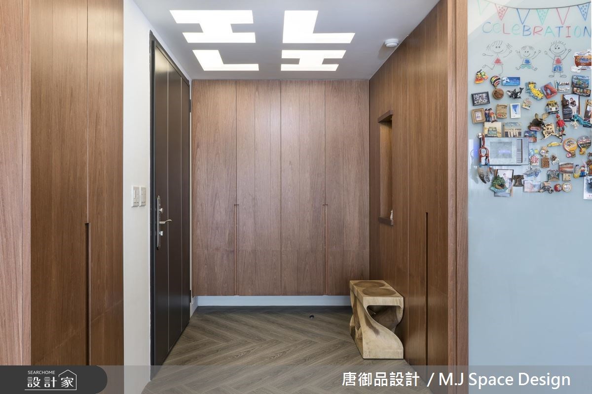 40坪預售屋＿休閒風玄關案例圖片＿唐御品空間規劃設計公司＿唐御品_01之1