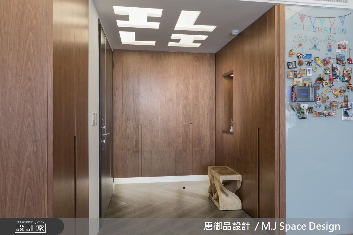 40坪預售屋＿休閒風玄關案例圖片＿唐御品空間規劃設計公司＿唐御品_01之2