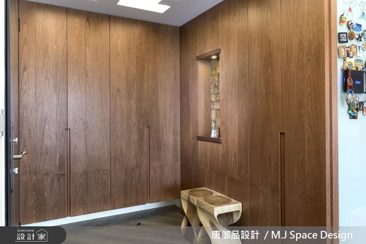 40坪預售屋＿休閒風玄關案例圖片＿唐御品空間規劃設計公司＿唐御品_01之3