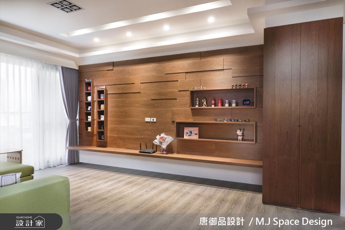 40坪預售屋＿休閒風客廳案例圖片＿唐御品空間規劃設計公司＿唐御品_01之6