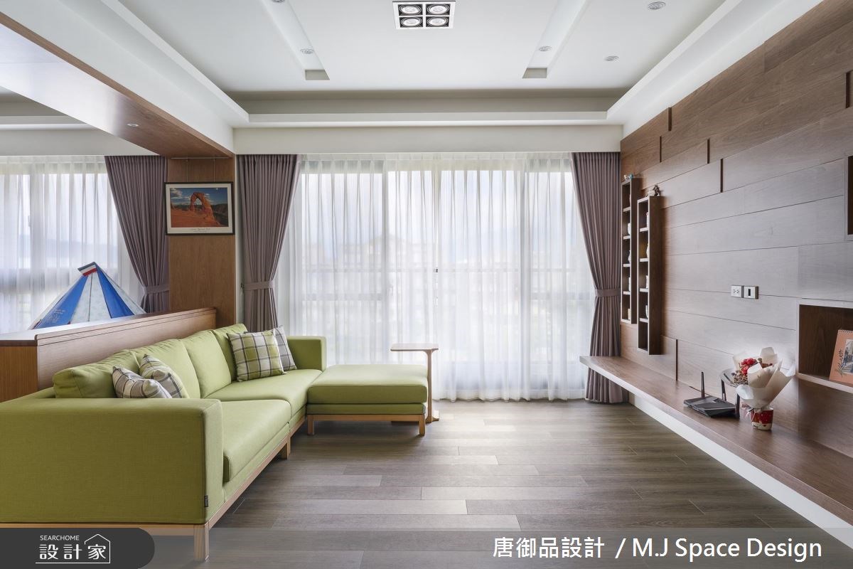 40坪預售屋＿休閒風客廳案例圖片＿唐御品空間規劃設計公司＿唐御品_01之7