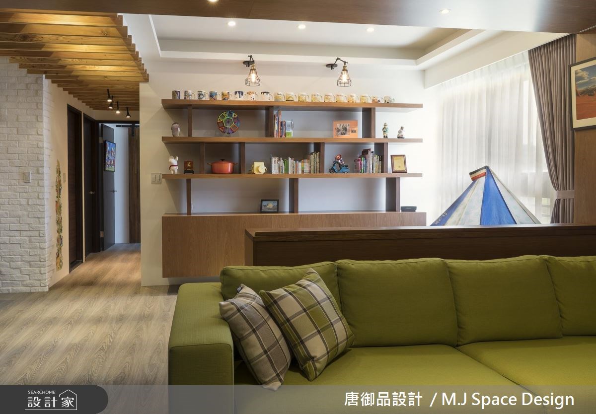 40坪預售屋＿休閒風客廳案例圖片＿唐御品空間規劃設計公司＿唐御品_01之10