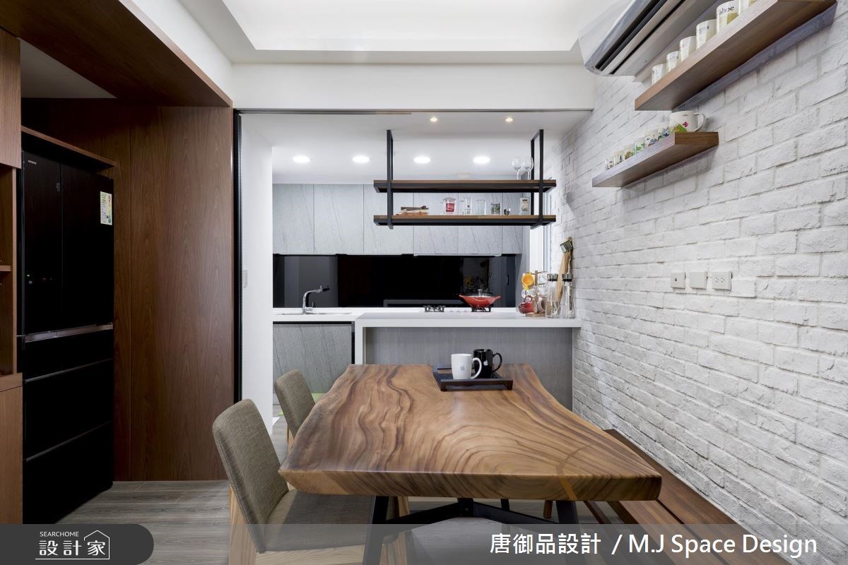 40坪預售屋＿休閒風餐廳廚房案例圖片＿唐御品空間規劃設計公司＿唐御品_01之17
